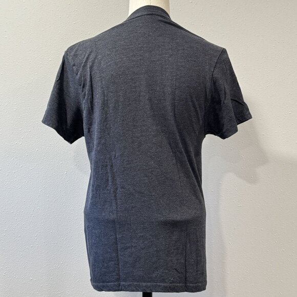 Johnny Cash Man In Black Graphic T-Shirt Short Sleeve Charcoal Gray Adult Small - Picture 2 of 10